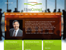 Tablet Screenshot of ethnoconnect.com
